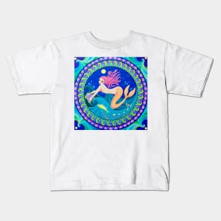 The Magical Midnight Mermaid Kids T-Shirt